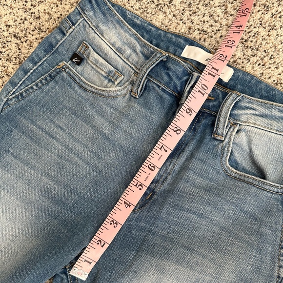 NWOT Kancan split flare mid rise jeans - size 5/26 - Picture 4 of 12